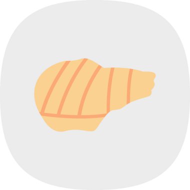 Izgara domuz ağı simgesi, vektör illüstrasyonu