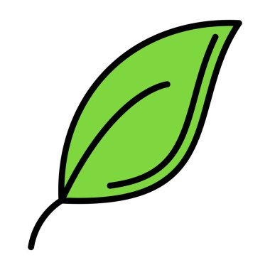 Yaprak vektör simgesi