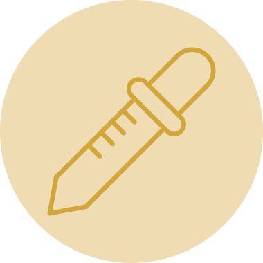 Renk seçici simgesi vektör illüstrasyonu beyaz üzerine izole edildi 