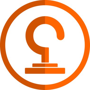 Moda biçimi izole edilmiş arkaplanda çan simgesi