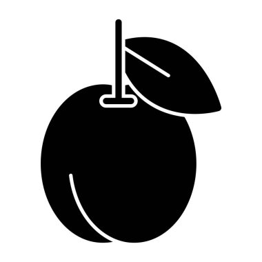 meyve ikonu vektör illüstrasyonu