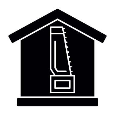 Ev Onarımı Web simgesi vektör illüstrasyonu