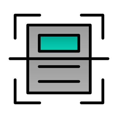 Tarayıcı ağ simgesi vektör çizimi