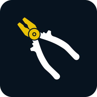 İngiliz anahtarı simgesi izole, vektör illüstrasyonu