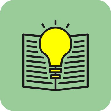 Ampul Simgesi, Vektör illüstrasyonu