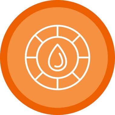 bir damla suyun vektör simgesi