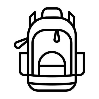 Okul sırt çantası simgesi, özet biçimi