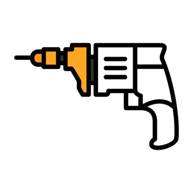 matkap simgesi tasarımı. vektör illüstrasyonu