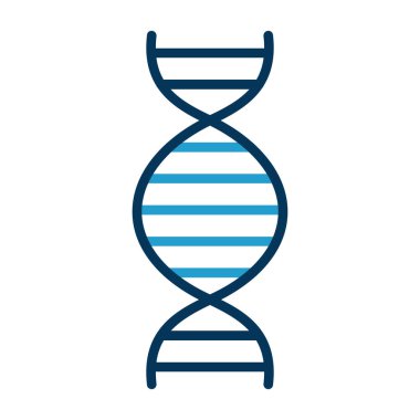 dna. Web simgesi basit illüstrasyon 