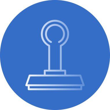 Damga web simge vektör çizim