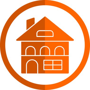 Bina. Web simgesi basit illüstrasyon 