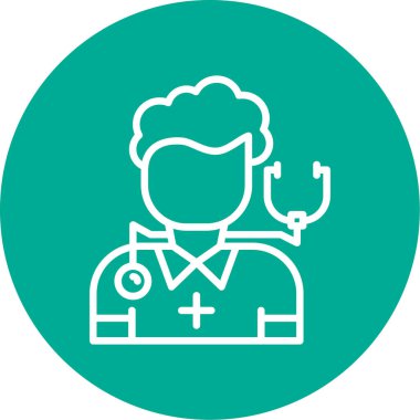 Doktor Simge vektör illüstrasyonu 