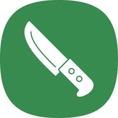 Bıçak düz simgesi, vektör illüstrasyonu 