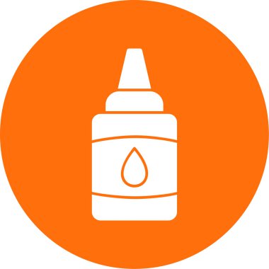 Yapıştırıcı web simgesi, basit vektör illüstrasyonu