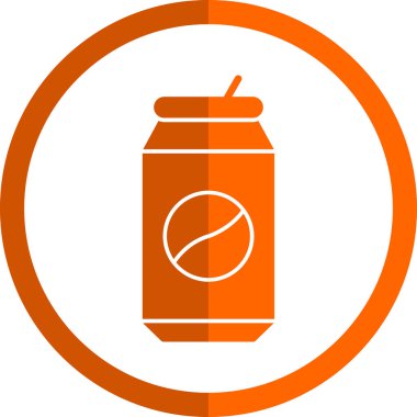 Bir şişe meyve suyunun vektör çizimi