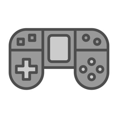 Gamepad Konsol vektör illüstrasyonu