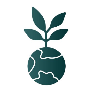 Beyaz arkaplanda yaprakları olan yeşil bitki