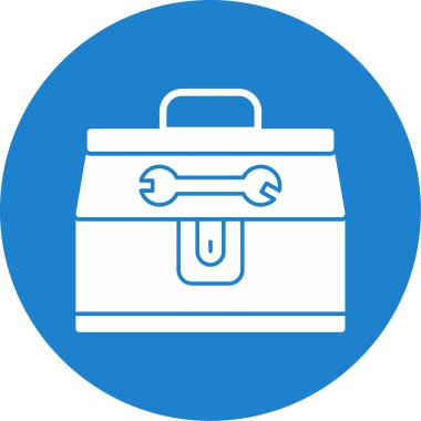 Alet çantası. Web simgesi basit illüstrasyon