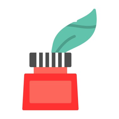 Bitki. Web simgesi basit illüstrasyon