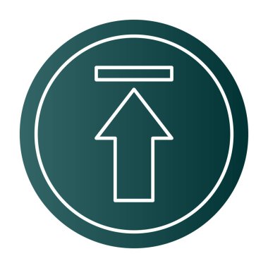 gönderme satırı simgesi, vektör illüstrasyonu