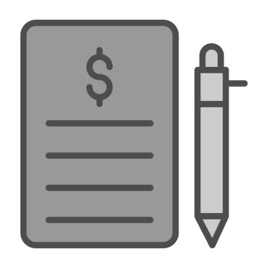 kağıt kontrol simgesi vektörü