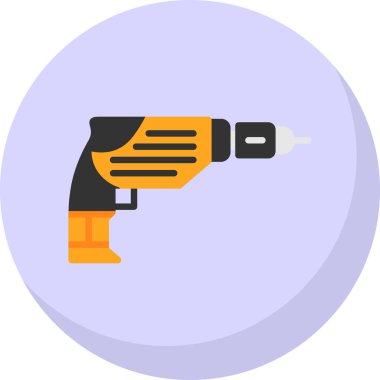 Sondaj makinesi ikon vektör çizimi