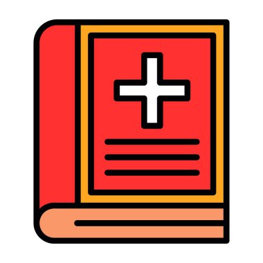 kitap simgesi vektör illüstrasyonu