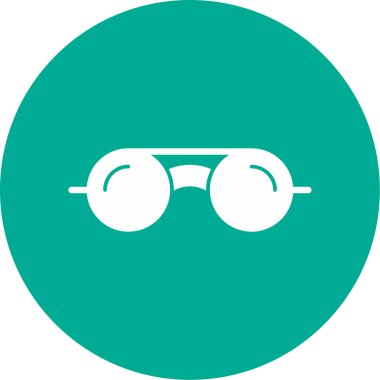 göz gözlük simge vektör çizim