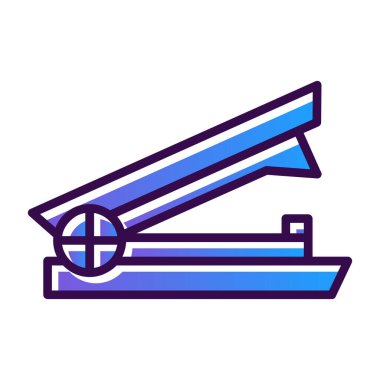 Stapler web icon, vector illustration 