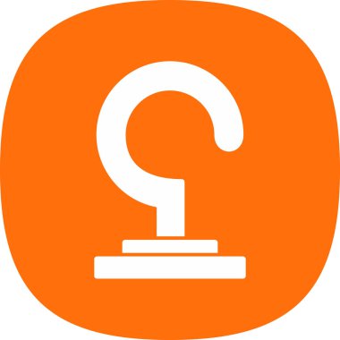 Tek bir simgenin vektör illüstrasyonu