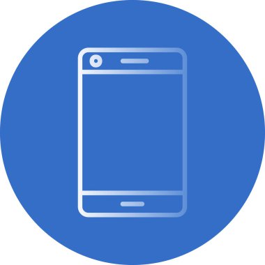 Akıllı telefon simgesinin vektör illüstrasyonu 