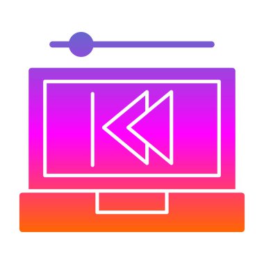 Geri dön, oku geri götür, sol vektör simgesi. Geriye, önceki düğme 