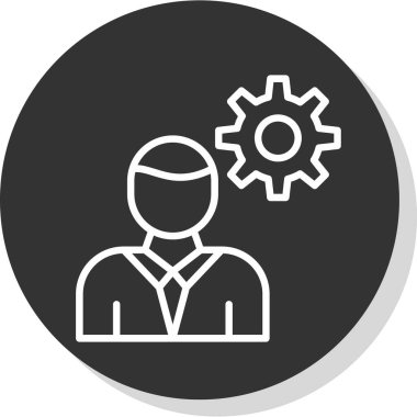 Employee businessman icon vector illustration