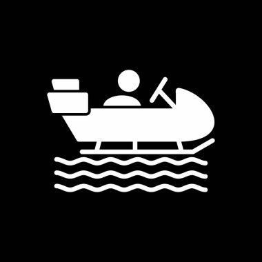 tekne simgesi düz simge