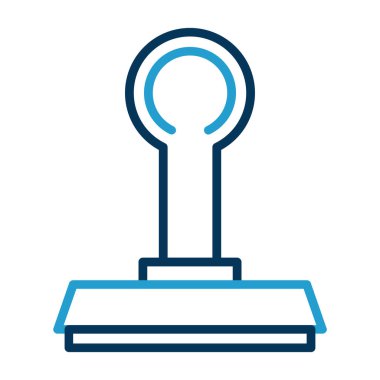 Damga web simge vektör çizim