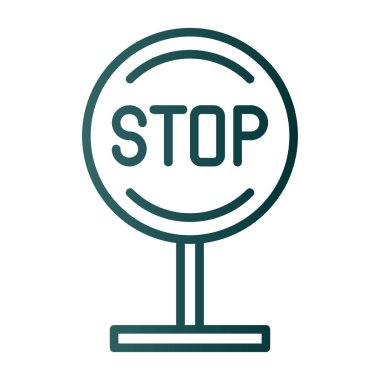 Kes şunu. Web simgesi basit illüstrasyon 