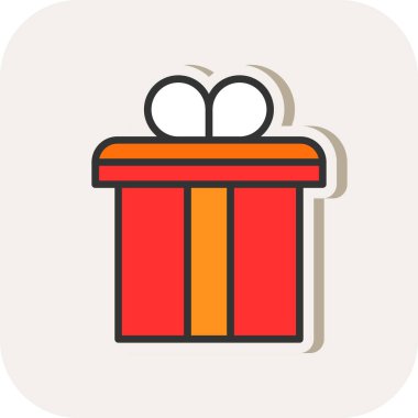 gift box. web icon simple illustration 