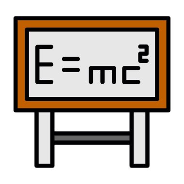 karatahta vektör simgesi modern basit tasarım
