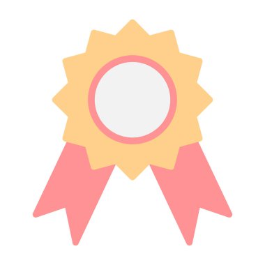 Madalya Web simgesi basit illüstrasyon 