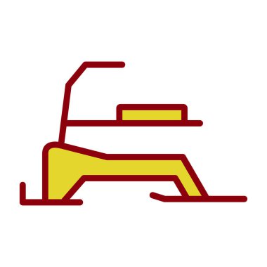 Beyaz arka planda traktör vektör illüstrasyon