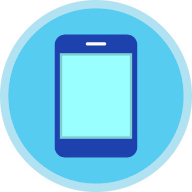 Akıllı telefon simgesinin vektör illüstrasyonu 