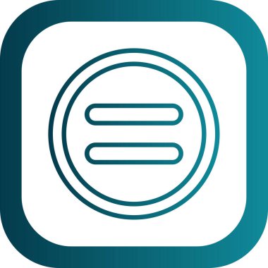 eşsiz para vektör çizgisi simgesi