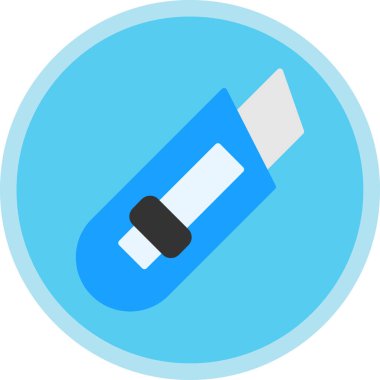 Kağıt kesicisi ağ simgesi, beyaz üzerine izole edilmiş basit tasarım