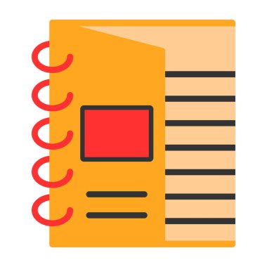 Grafik Defter simgesi vektör illüstrasyonu