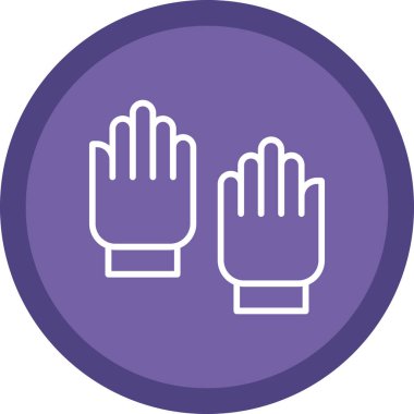 Elini ver. Web simgesi basit illüstrasyon