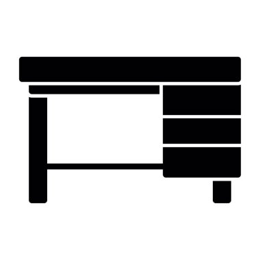 tablo vektör simgesi. düz vektör sembolü