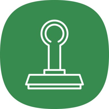 Damga web simge vektör çizim