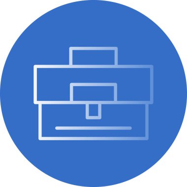 Çanta. Web simgesi basit tasarım