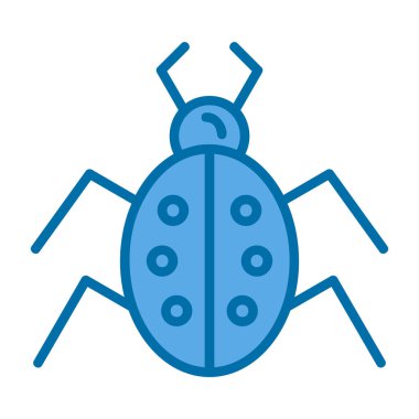 Böcek. Web simgesi basit illüstrasyon