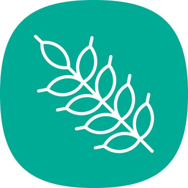 güzel botanik vektör simgesi